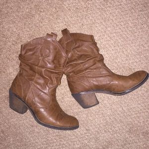 X-Appeal Brown Cowgirl Boots